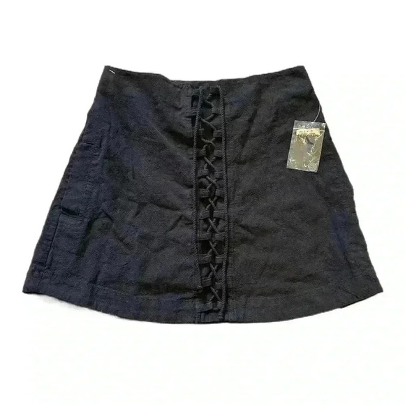 Free  People Linen Blend skirt - Picture 3 of 5